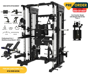 Power Pack Commercial Smith Machine - SM04 (PRE ORDER DEAL)