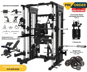Power Pack Commercial Smith Machine - SM04 (PRE ORDER DEAL)