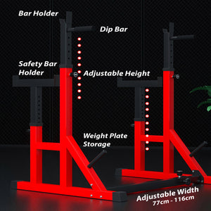 Squat Rack with Dip Bar - SR02