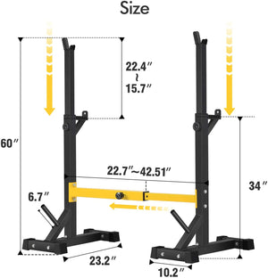 Adjustable Squat Rack - SR01